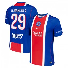 Jalkapallo Peliasut Paris Saint-Germain Bradley Barcola 29 Koti Pelipaita 2026-27 Lyhythihainen