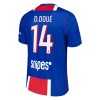Jalkapallo Peliasut Paris Saint-Germain Desire Doue 14 Lasten Koti Pelipaita 2026-27 Lyhythihainen