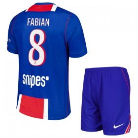 Jalkapallo Peliasut Paris Saint-Germain Fabian 8 Lasten Koti Pelipaita 2026-27 Lyhythihainen