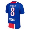 Jalkapallo Peliasut Paris Saint-Germain Fabian 8 Lasten Koti Pelipaita 2026-27 Lyhythihainen