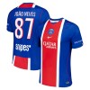Jalkapallo Peliasut Paris Saint-Germain Joao Neves 87 Koti Pelipaita 2026-27 Lyhythihainen
