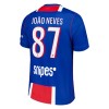 Jalkapallo Peliasut Paris Saint-Germain Joao Neves 87 Koti Pelipaita 2026-27 Lyhythihainen