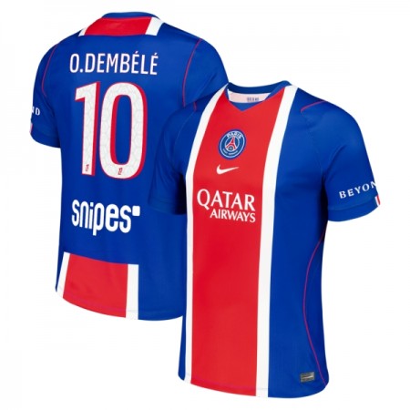 Jalkapallo Peliasut Paris Saint-Germain O. Dembele 10 Koti Pelipaita 2026-27 Lyhythihainen