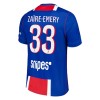 Jalkapallo Peliasut Paris Saint-Germain Zaire Emery 33 Koti Pelipaita 2026-27 Lyhythihainen