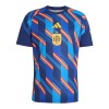 Jalkapallo Peliasut Espanja Pre-Match MM-kisat 2026 Lyhythihainen Jalkapallo Peliasut Espanja Pre-Match MM-kisat 2026 Lyhythihainen