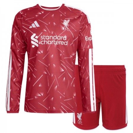 Jalkapallo Peliasut Liverpool Lasten Koti Pelipaita 2026-27 Pitkähihainen