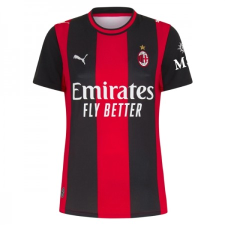 Jalkapallo Peliasut AC Milan Naisten Koti Pelipaita 2026-27 Lyhythihainen Jalkapallo Peliasut AC Milan Naisten Koti Pelipaita 2026-27 Lyhythihainen