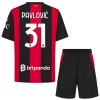 Jalkapallo Peliasut AC Milan Pavlovic 31 Lasten Koti Pelipaita 2026-27 Lyhythihainen Jalkapallo Peliasut AC Milan Pavlovic 31 Lasten Koti Pelipaita 2026-27 Lyhythihainen