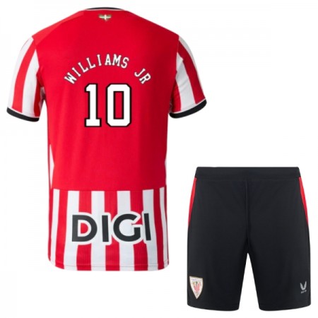 Jalkapallo Peliasut Athletic Bilbao Williams JR 10 Lasten Koti Pelipaita 2026-27 Lyhythihainen