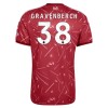 Jalkapallo Peliasut Liverpool Gravenberch 38 Koti Pelipaita 2026-27 Lyhythihainen