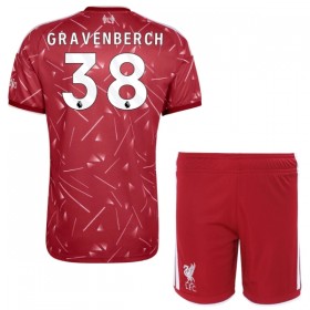 Jalkapallo Peliasut Liverpool Gravenberch 38 Lasten Koti Pelipaita 2026-27 Lyhythihainen
