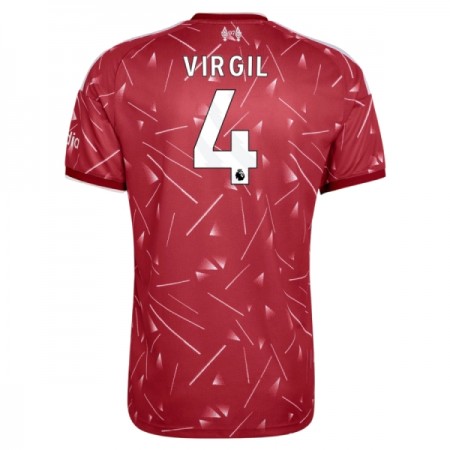 Jalkapallo Peliasut Liverpool Virgil 4 Koti Pelipaita 2026-27 Lyhythihainen