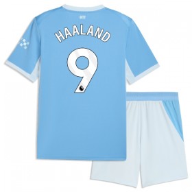 Jalkapallo Peliasut Manchester City Haaland 9 Lasten Koti Pelipaita 2026-27 Lyhythihainen