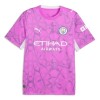 Jalkapallo Peliasut Manchester City Maalivahti Vieras Pelipaita 2026-27 Pinkki Lyhythihainen