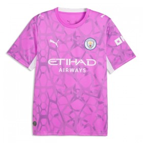 Jalkapallo Peliasut Manchester City Maalivahti Vieras Pelipaita 2026-27 Pinkki Lyhythihainen