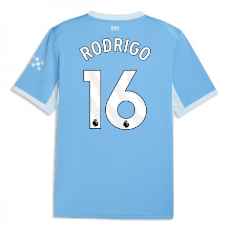 Jalkapallo Peliasut Manchester City Rodrigo 16 Koti Pelipaita 2026-27 Lyhythihainen