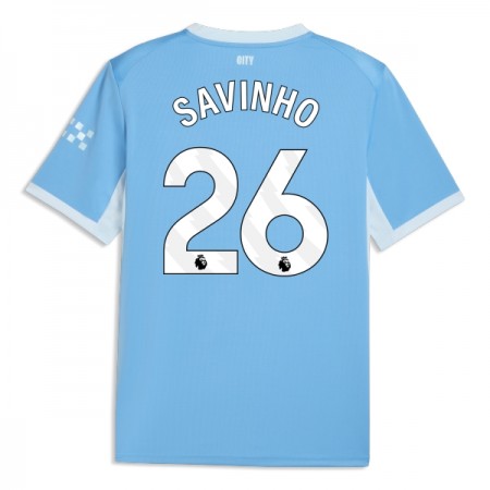 Jalkapallo Peliasut Manchester City Savinho 26 Koti Pelipaita 2026-27 Lyhythihainen