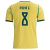 Jalkapallo Peliasut Brasilia Bruno Guimaraes 8 Koti Pelipaita MM-kisat 2026 Lyhythihainen Jalkapallo Peliasut Brasilia Bruno Guimaraes 8 Koti Pelipaita MM-kisat 2026 Lyhythihainen