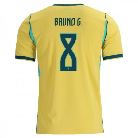 Jalkapallo Peliasut Brasilia Bruno Guimaraes 8 Koti Pelipaita MM-kisat 2026 Lyhythihainen Jalkapallo Peliasut Brasilia Bruno Guimaraes 8 Koti Pelipaita MM-kisat 2026 Lyhythihainen