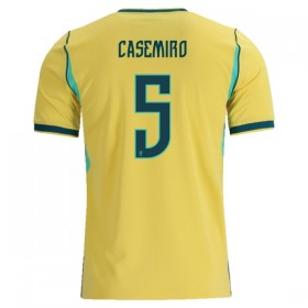 Jalkapallo Peliasut Brasilia Casemiro 5 Koti Pelipaita MM-kisat 2026 Lyhythihainen