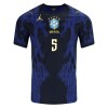Jalkapallo Peliasut Brasilia Casemiro 5 Vieras Pelipaita MM-kisat 2026 Lyhythihainen