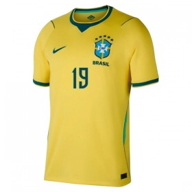 Jalkapallo Peliasut Brasilia Endrick 19 Koti Pelipaita MM-kisat 2026 Lyhythihainen