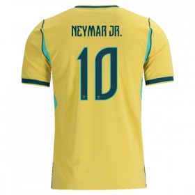 Jalkapallo Peliasut Brasilia Neymar JR 10 Koti Pelipaita MM-kisat 2026 Lyhythihainen