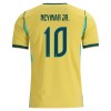 Jalkapallo Peliasut Brasilia Neymar JR 10 Lasten Koti Pelipaita MM-kisat 2026 Lyhythihainen