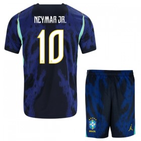Jalkapallo Peliasut Brasilia Neymar JR 10 Lasten Vieras Pelipaita MM-kisat 2026 Lyhythihainen