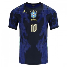 Jalkapallo Peliasut Brasilia Neymar JR 10 Lasten Vieras Pelipaita MM-kisat 2026 Lyhythihainen