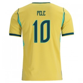 Jalkapallo Peliasut Brasilia Pele 10 Koti Pelipaita MM-kisat 2026 Lyhythihainen