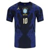 Jalkapallo Peliasut Brasilia Pele 10 Lasten Vieras Pelipaita MM-kisat 2026 Lyhythihainen