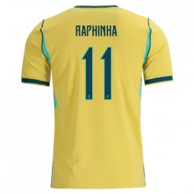 Jalkapallo Peliasut Brasilia Raphinha 11 Koti Pelipaita MM-kisat 2026 Lyhythihainen
