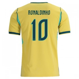 Jalkapallo Peliasut Brasilia Ronaldinho 10 Koti Pelipaita MM-kisat 2026 Lyhythihainen