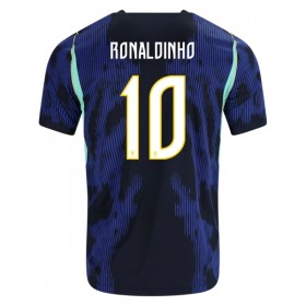 Jalkapallo Peliasut Brasilia Ronaldinho 10 Vieras Pelipaita MM-kisat 2026 Lyhythihainen