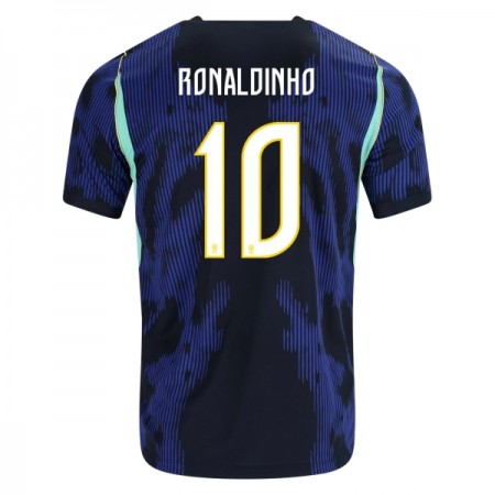 Jalkapallo Peliasut Brasilia Ronaldinho 10 Vieras Pelipaita MM-kisat 2026 Lyhythihainen