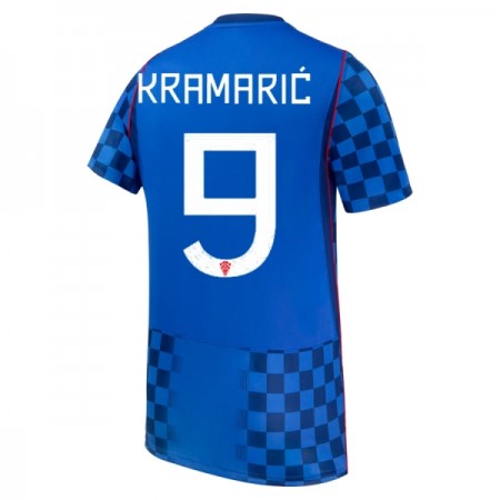 Jalkapallo Peliasut Kroatia Kramaric 9 Vieras Pelipaita MM-kisat 2026 Lyhythihainen