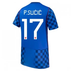 Jalkapallo Peliasut Kroatia P. Sucic 17 Vieras Pelipaita MM-kisat 2026 Lyhythihainen