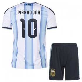 Jalkapallo Peliasut Argentiina Maradona 10 Lasten Koti Pelipaita MM-kisat 2026 Lyhythihainen