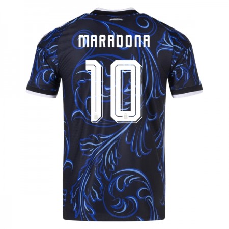 Jalkapallo Peliasut Argentiina Maradona 10 Vieras Pelipaita MM-kisat 2026 Lyhythihainen