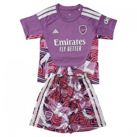 Jalkapallo Peliasut Arsenal Maalivahti Lasten 2026-27 Violetti Lyhythihainen