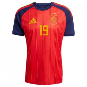 Jalkapallo Peliasut Espanja 2 Stars Lamine Yamal 19 Koti Pelipaita MM-kisat 2026 Lyhythihainen