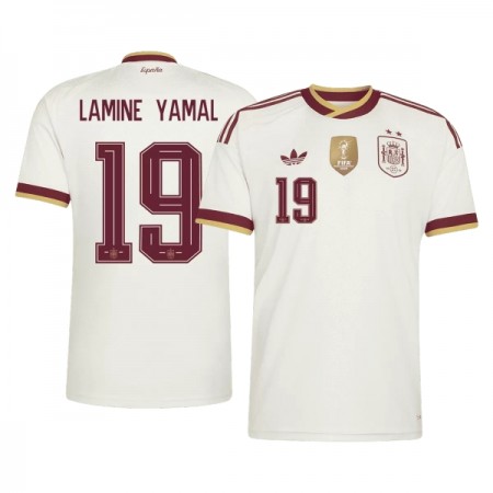Jalkapallo Peliasut Espanja 2 Stars Lamine Yamal 19 Vieras Pelipaita MM-kisat 2026 Lyhythihainen Jalkapallo Peliasut Espanja 2 Stars Lamine Yamal 19 Vieras Pelipaita MM-kisat 2026 Lyhythihainen