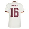 Jalkapallo Peliasut Espanja 2 Stars Rodrigo 16 Vieras Pelipaita MM-kisat 2026 Lyhythihainen