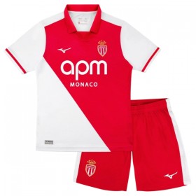 Jalkapallo Peliasut AS Monaco Lasten Koti Pelipaita 2026-27 Lyhythihainen