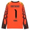 Jalkapallo Peliasut Borussia Dortmund Kobel 1 Maalivahti Koti Pelipaita 2026-27 Oranssi Pitkähihainen