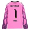Jalkapallo Peliasut Borussia Dortmund Kobel 1 Maalivahti Vieras Pelipaita 2026-27 Pinkki Pitkähihainen Jalkapallo Peliasut Borussia Dortmund Kobel 1 Maalivahti Vieras Pelipaita 2026-27 Pinkki Pitkähihainen