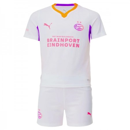 Jalkapallo Peliasut PSV Eindhoven Lasten Vieras Pelipaita 2026-27 Lyhythihainen