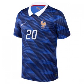 Jalkapallo Peliasut Ranska Desire Doue 20 Koti Pelipaita MM-kisat 2026 Lyhythihainen