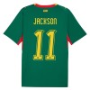 Jalkapallo Peliasut Senegal Jackson 11 Vieras Pelipaita MM-kisat 2026 Lyhythihainen